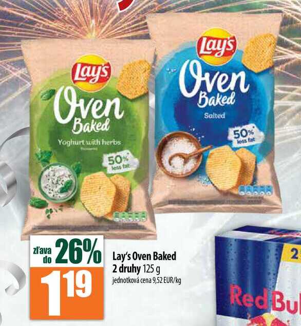 Lay's Oven Baked 2 druhy 125 g 