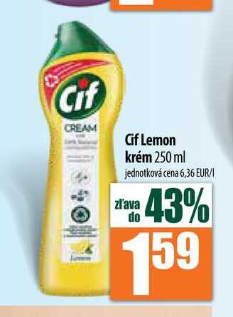 Cif Lemon krém 250 ml