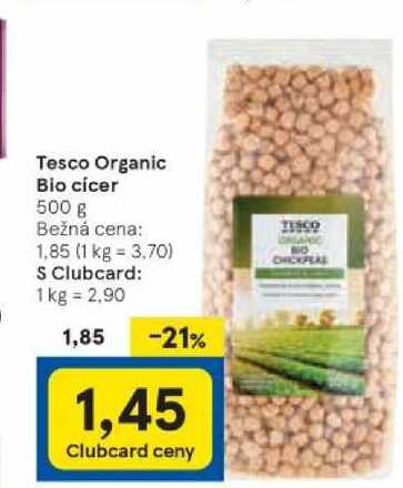 Tesco Organic Bio cícer, 500 g
