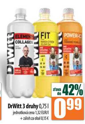 DrWitt 3 druhy 0,75 l