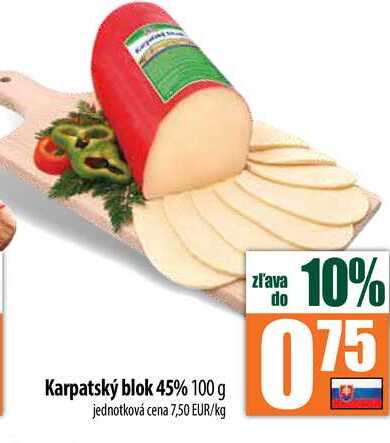 Karpatský blok 45% 100 g