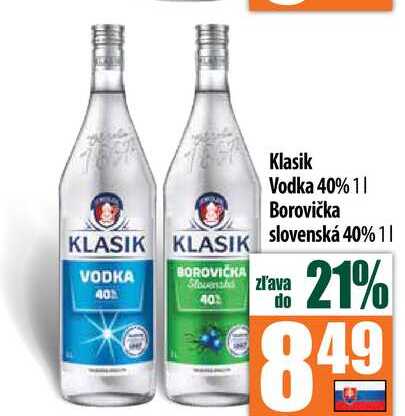 Klasik Vodka 40% 1 l