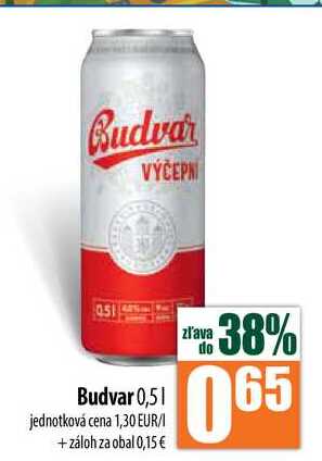 Budvar 0,5 l