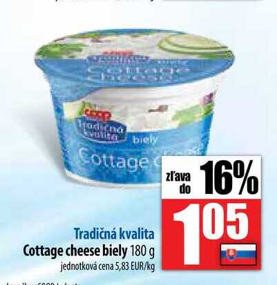 Cottage cheese biely 180 g