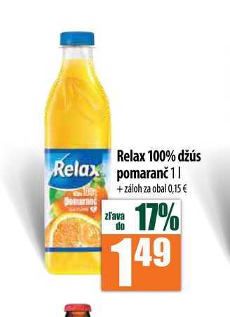 Relax pomaranč 1 l