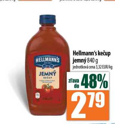 Hellmann's kečup jemný 840 g