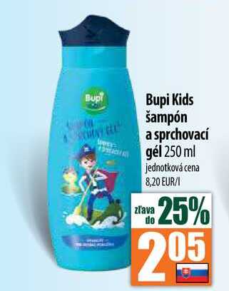 Bupi Kids šampón a sprchovací gél 250 ml  