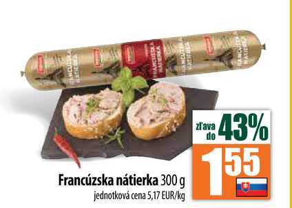Francúzska nátierka 300 g  