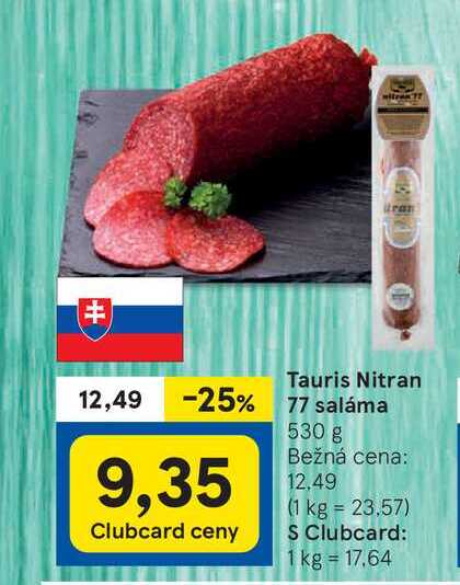Tauris Nitran 77 saláma, 530 g