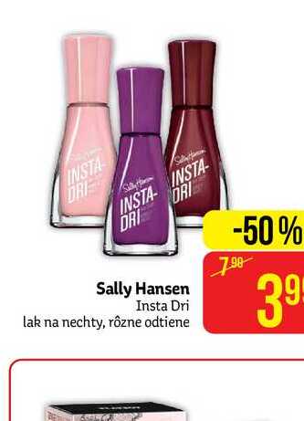 Sally Hansen Insta Dri lak na nechty, rôzne odtiene 