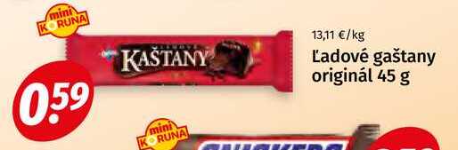 Ľadové gaštany originál 45 g 