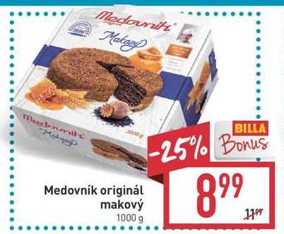 Medovník originál makový 1000 g