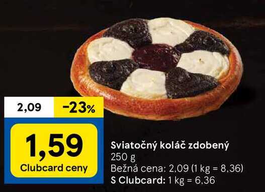 Sviatočný koláč zdobený, 250 g