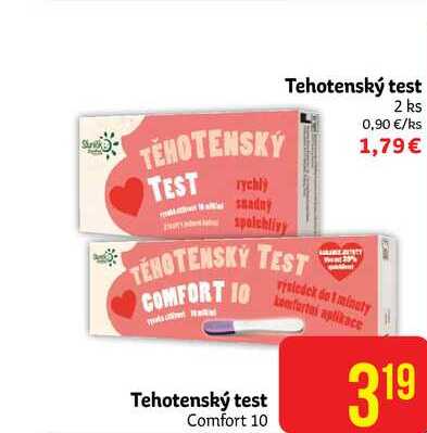 Tehotenský test Comfort 10