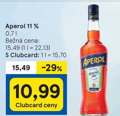 Aperol 11%, 0,7 l