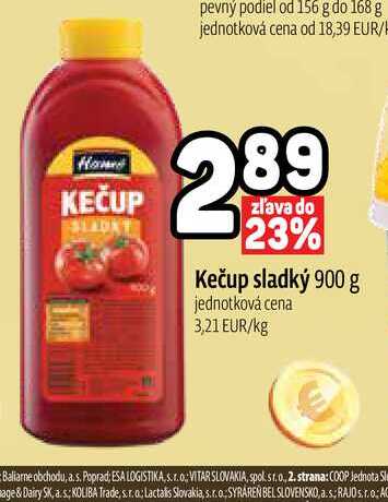 Kečup sladký 900 g 