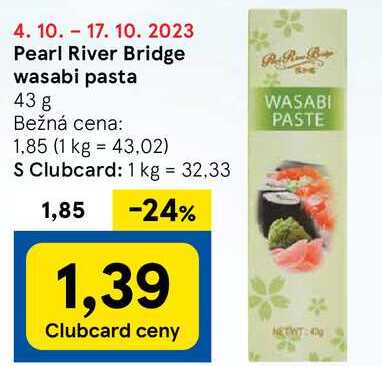 Pearl River Bridge wasabi pasta, 43 g