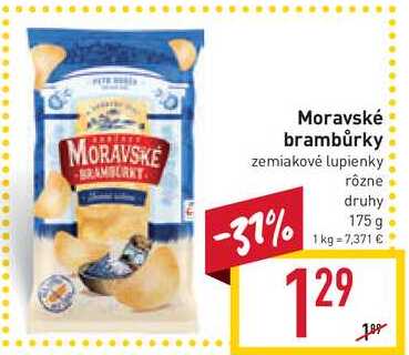 Petr Hobža Moravské brambůrky zemiakové lupienky 175 g