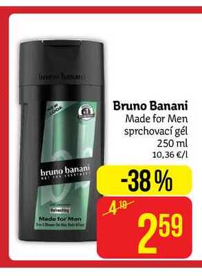 Bruno Banani Made for Men sprchovací gél 250 ml