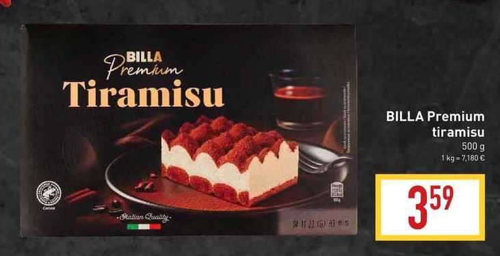BILLA Premium tiramisu 500 g
