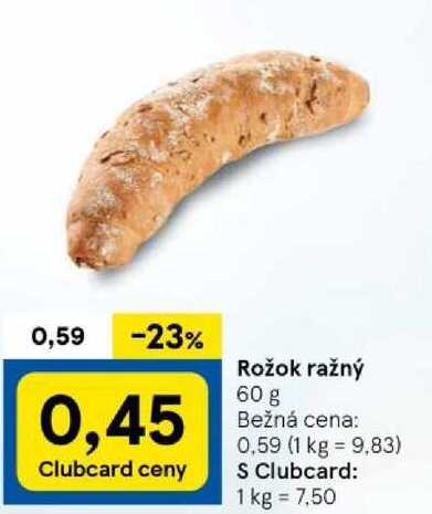 Rožok ražný, 60 g
