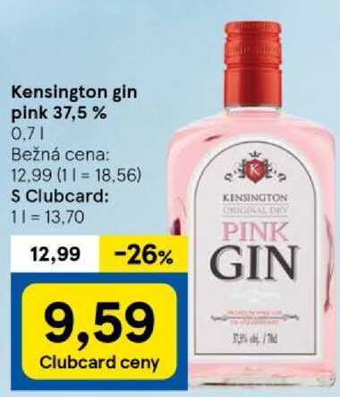 Kensington gin pink 37,5 %, 0,7 l