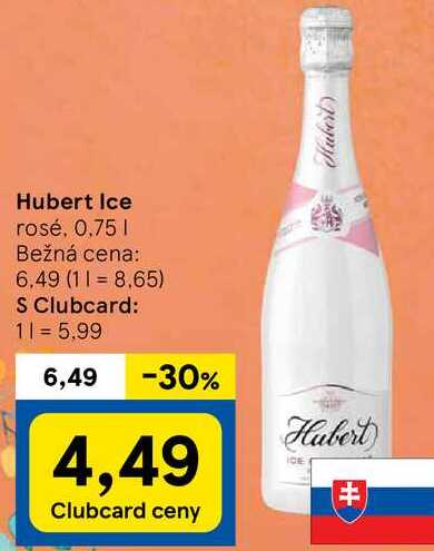 Hubert Ice rosé, 0,75 l