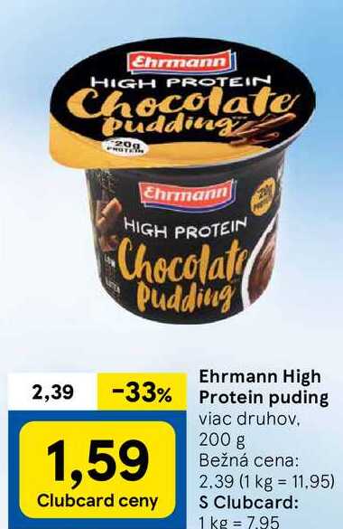 Ehrmann High Protein puding, 200 g