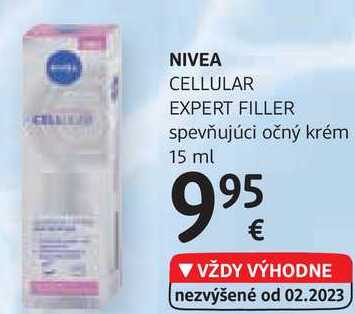 NIVEA CELLULAR EXPERT FILLER spevňujúci očný krém, 15 ml 
