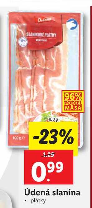 Údená slanina 100 g