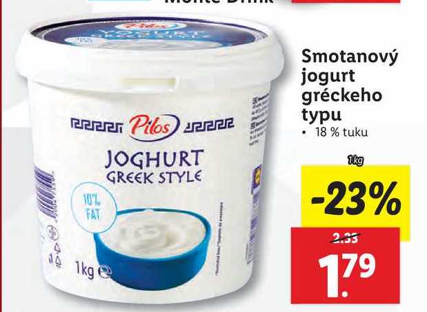 Smotanový jogurt gréckeho typu 1 kg