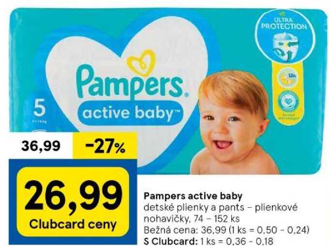 Pampers active baby, 74 - 152 ks 