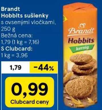 Brandt Hobbits sušienky, 250 g
