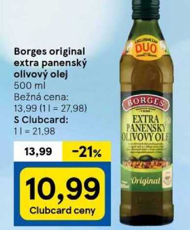 Borges original extra panenský olivový olej, 500 g