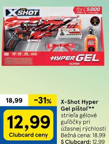X-Shot Hyper Gel pištoľ