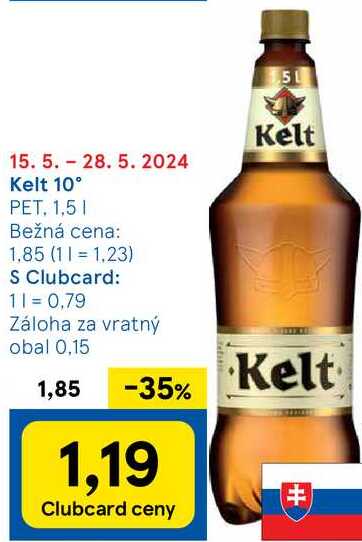 Kelt 10°, 1,5 l