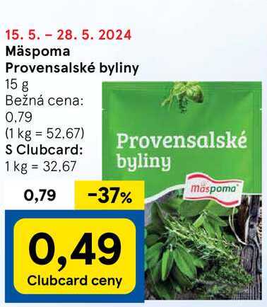 Mäspoma Provensalské byliny, 15 g 