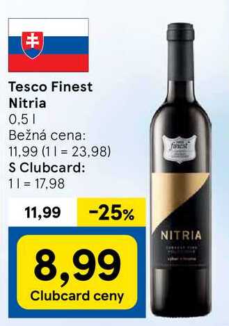 Tesco Finest Nitria, 0,5 l