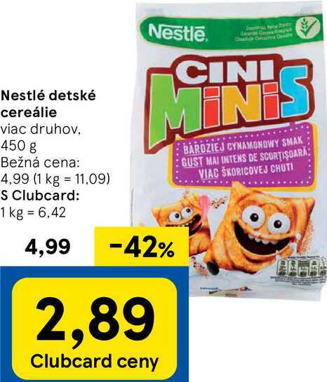 Nestlé CINI MINIS 450 g