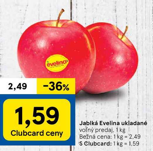 Jablká Evelina 1 kg