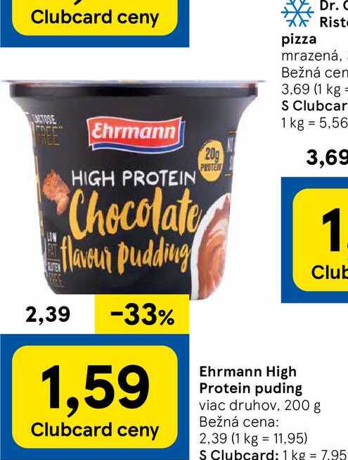 Ehrmann High Protein puding, 200 g 
