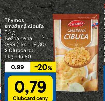 Thymos smažená cibul'a, 50 g 