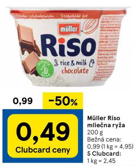 Müller Riso mliečna ryža, 200 g