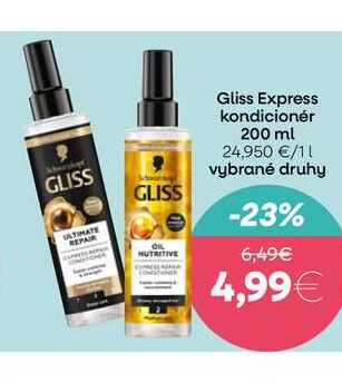 Gliss Express kondicionér 200 ml 