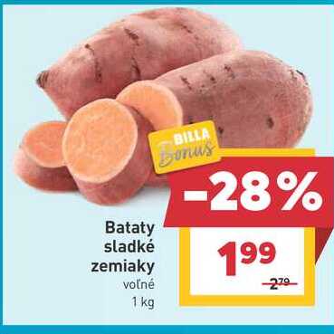 Bataty sladké zemiaky voľné 1 kg 