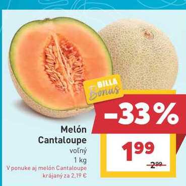 Melón Cantaloupe voľný 1 kg