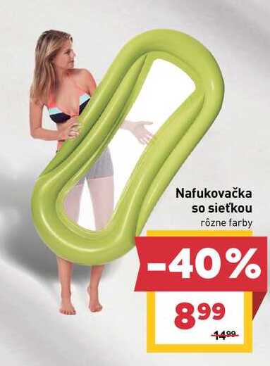 Nafukovačka so sieťkou rôzne farby