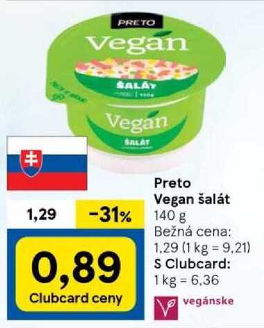 Preto Vegan šalát, 140 g
