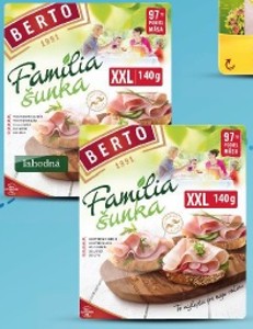 Berto Família šunka 2 druhy 140 g