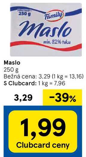 Maslo, 250 g